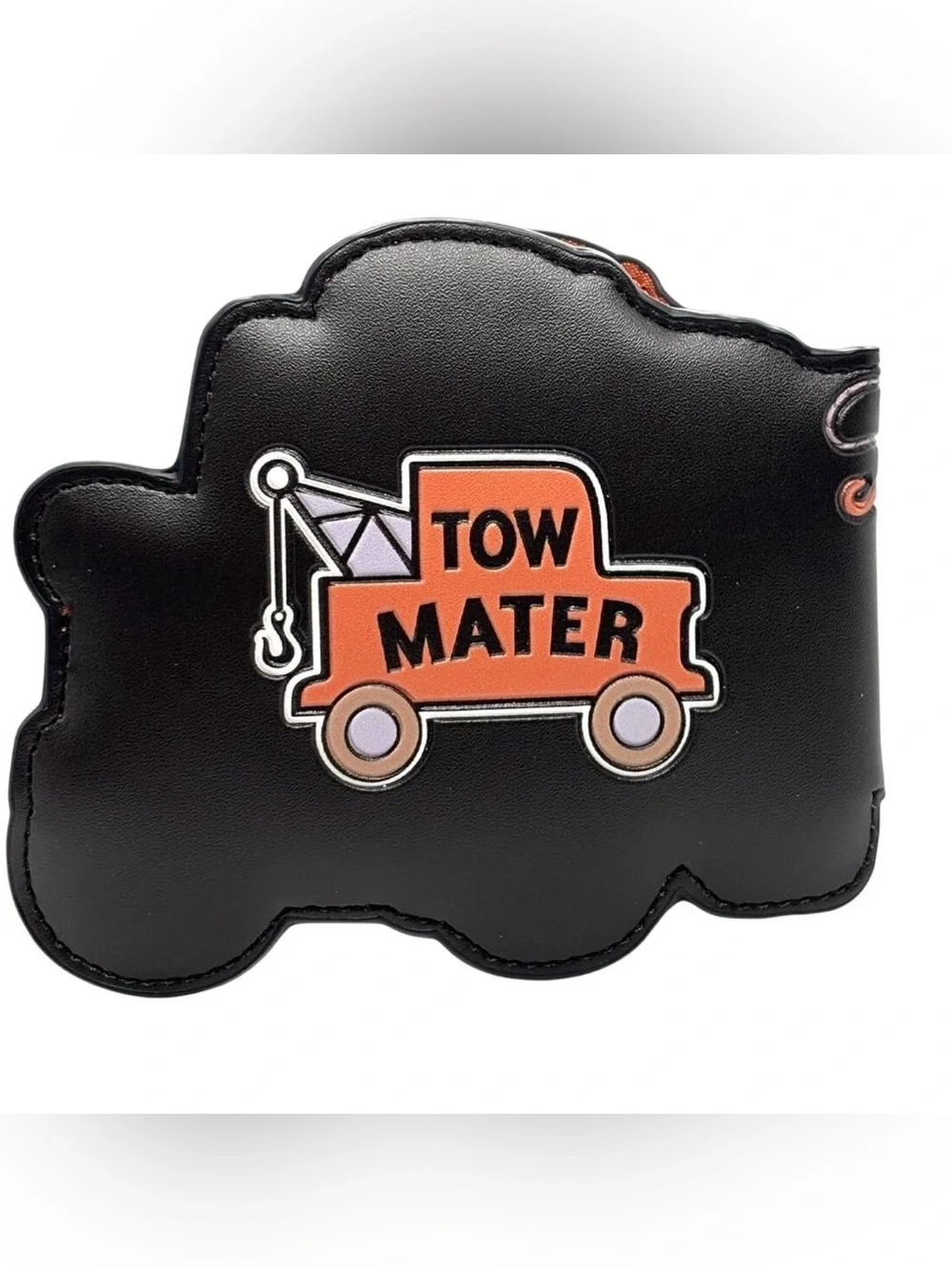 NEW Disney x Pixar CARS Tow MATER Vegan Leather Bi-Fold Figural Billfold Wallet